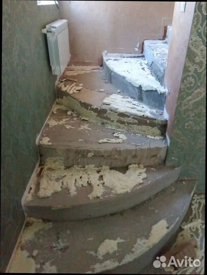 Лестница в дом из дуба