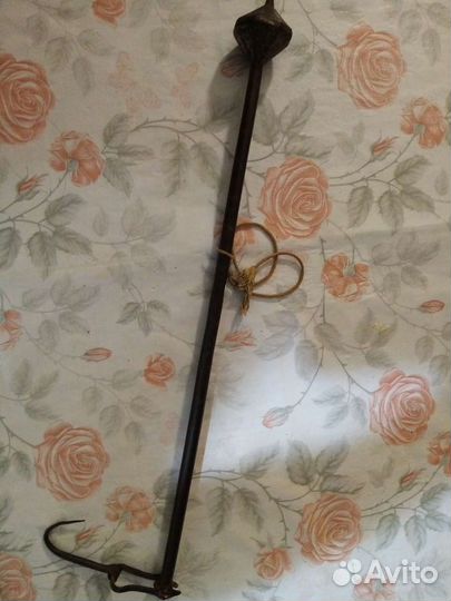 Антикварный кованый безмен