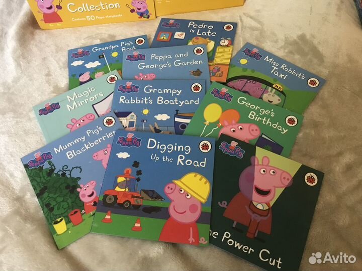 Peppa pig 10 книг на английском для детей