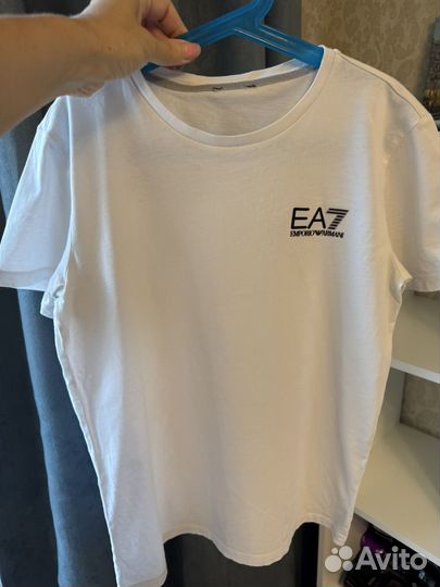 Футболка EA7, р. 164, белая