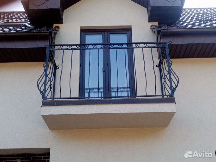 Ворота откатные, распашные, козырьки, балконы, лес