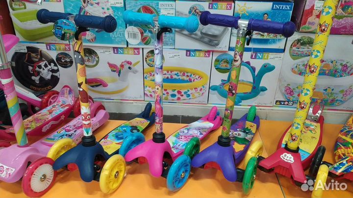 Самокат детский трехколесный