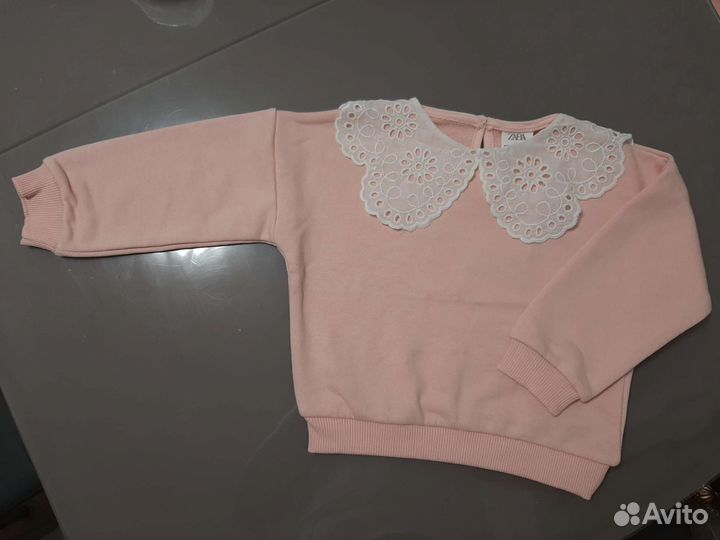 Кофточка, свитшот для девочки zara 98,110,116