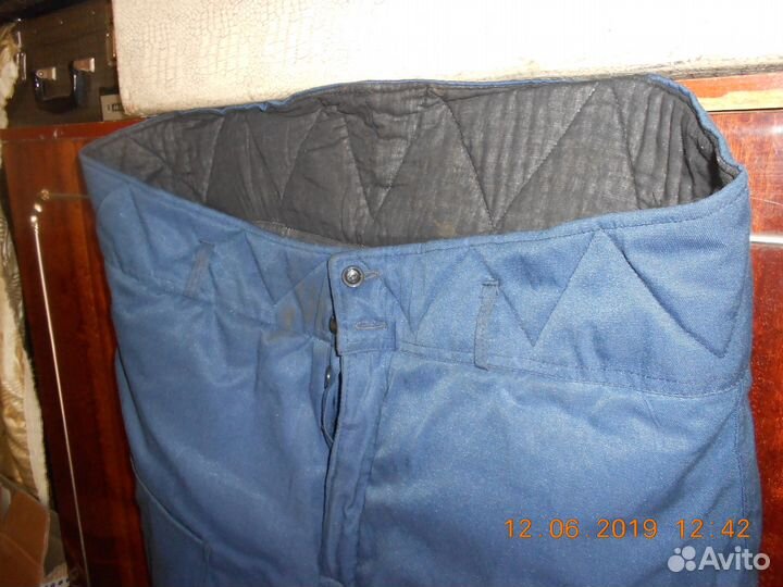 Тёплые штаны ватники для охотников и рыболовов