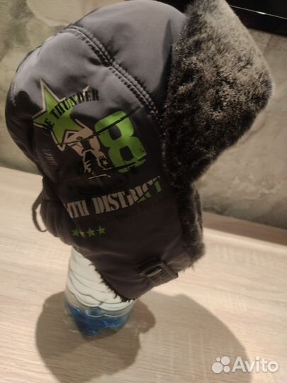 Шапка ушанка зимняя р.54