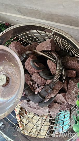 Электрокаменка экм-6кВт 220/380 экм-6 нерж.сетка