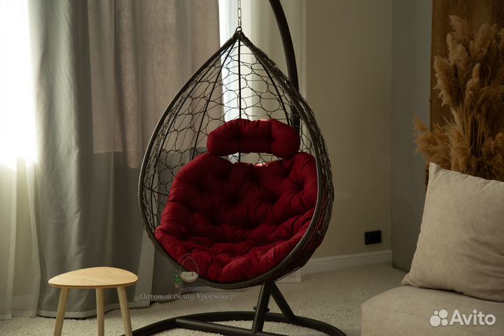 Подвесное кресло кокон Капля