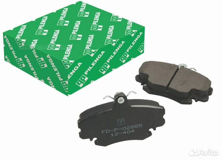 Pilenga FD-P 2885 Колодки тормозные дисковые без ABS перед