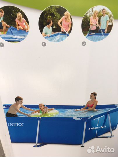 Каркасный бассейн бу