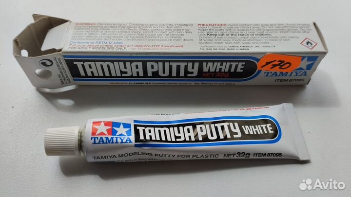 Шпаклевка Tamiya Putty открытая