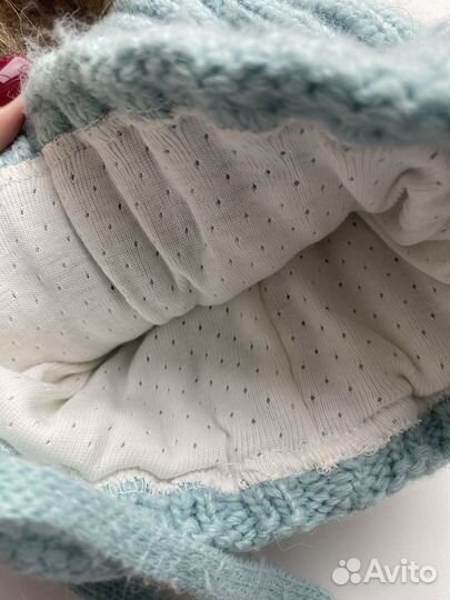 Шапка зимняя для девочки (50-52р)