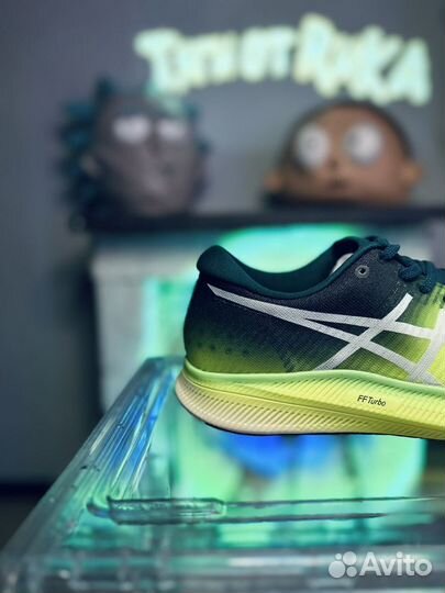 Кроссовки беговые Asics metasped edge зеленые