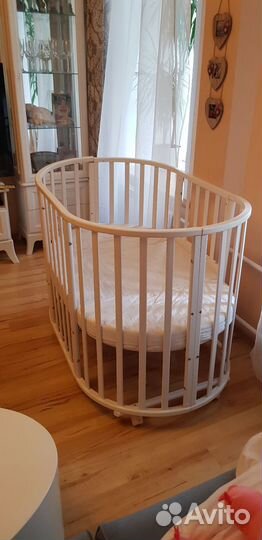 Детская кроватка трансформер от 0 до 3 лет