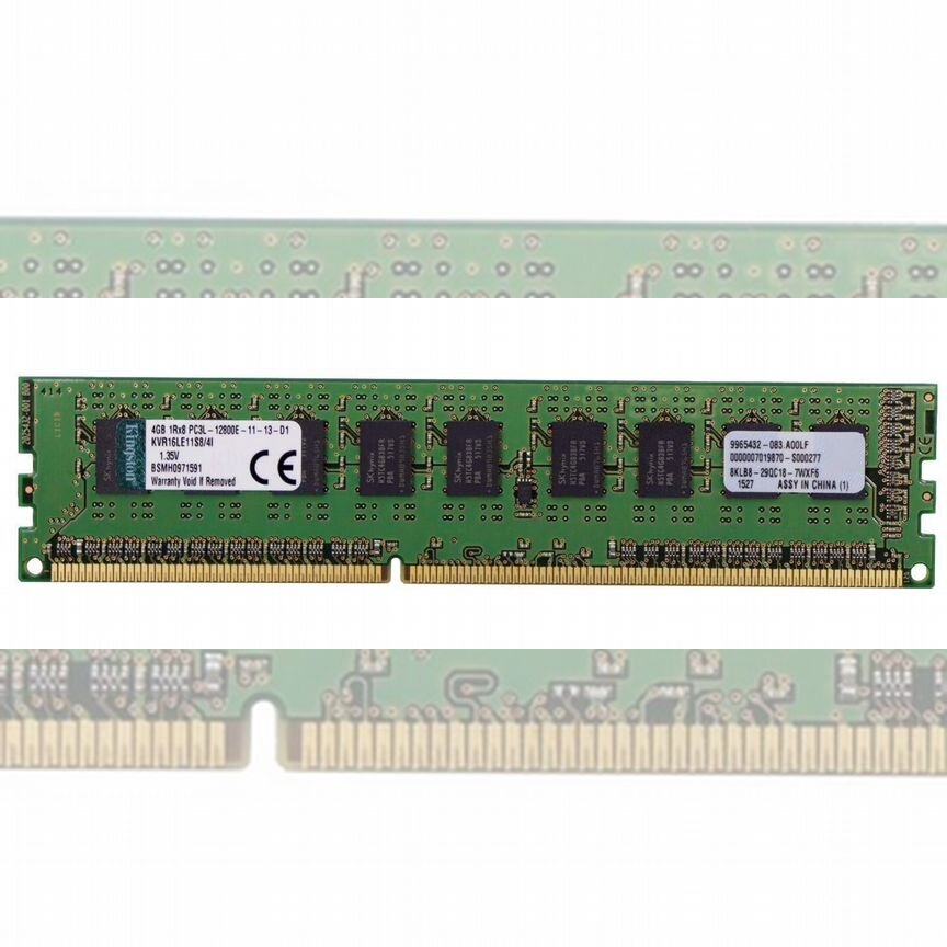 [KVR16LE11S8/4I] Оперативная Память Kingston 4gb Kvr16le11s8/4i