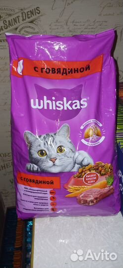 Сухой корм для кошек whiskas 5кг