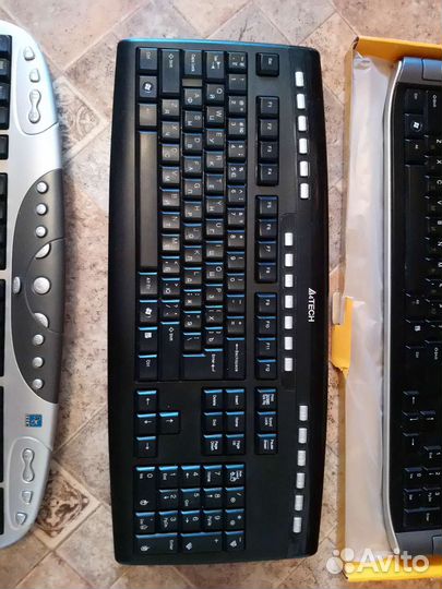 Клавиатуры A4Tech, мыши, телефон, модем