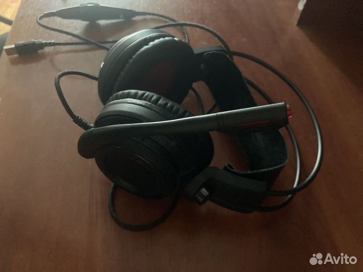 Наушники с микрофоном игровые для компьютера