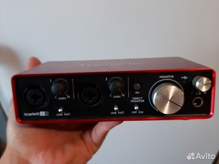 Звуковая карта focusrite scarlett 2i2 2rd Gen