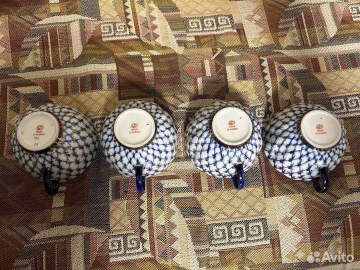 Императорактй фарфоровый завод кобальт чашка