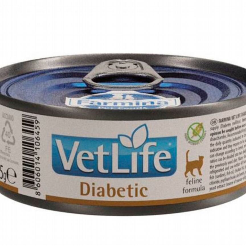 Farmina Vet Life Diabetic влажный корм для кошек