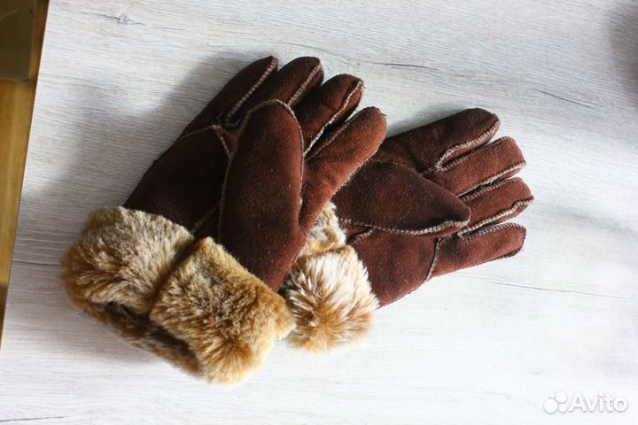 Перчатки женские меховые