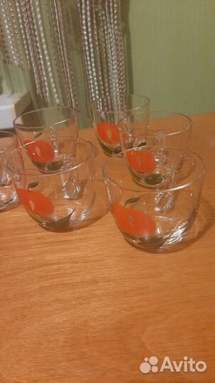 Чашки стекло СССР 6шт
