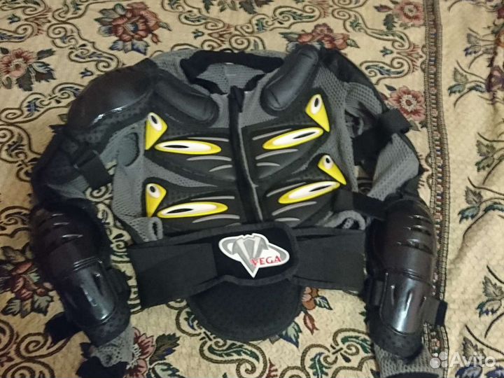 Мото щитки наколенники+ черепаха