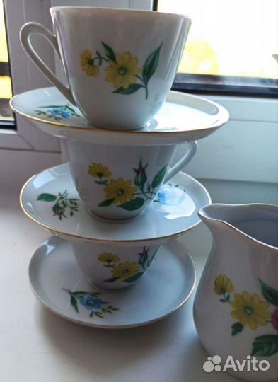 Кофейный сервиз гдр colditz кольдиц винтаж СССР