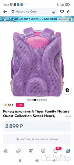 Портфель школьный