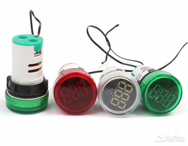 Цифровой светодиодный мини-термометр 220 в
