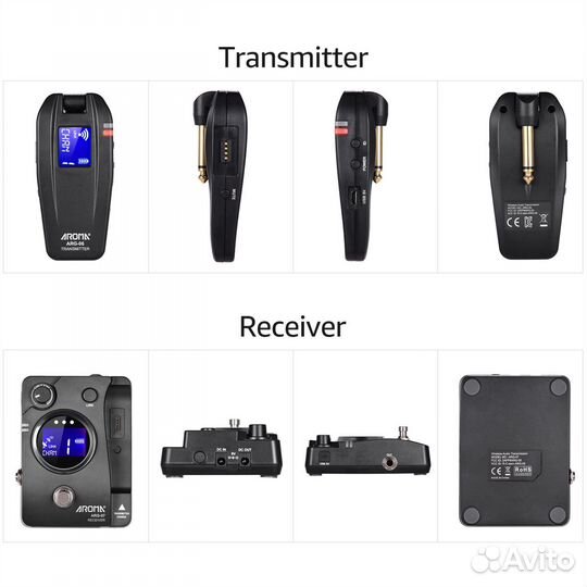 Беспроводной приёмник для гитары Aroma ARG-07