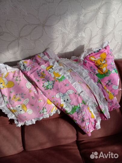 Бортики и балдахин в детскую кроватку