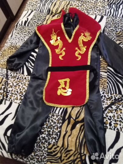 Новогодний карнавальный костюм самурая