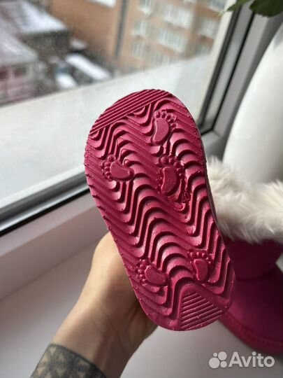 Угги детские розовые