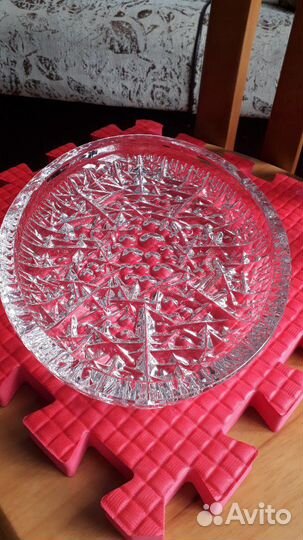 Хрустальное блюдо