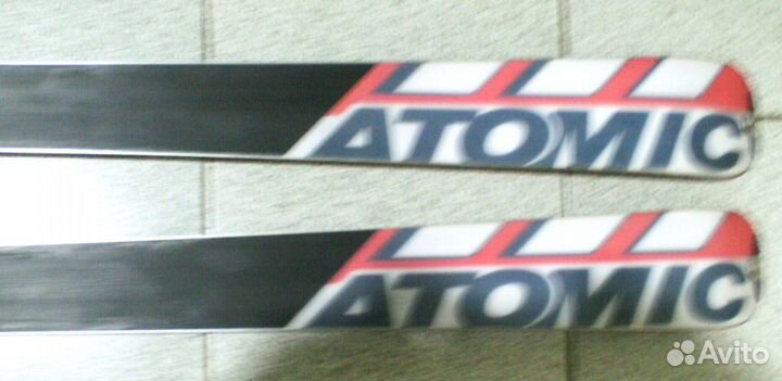 Горные лыжи цеховые atomic race GS 12 175sm+крепы