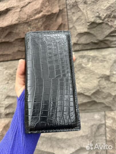 Портмоне из кожи крокодила