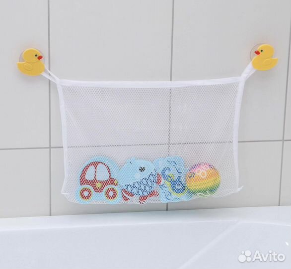 Сетка для игрушек на присосках