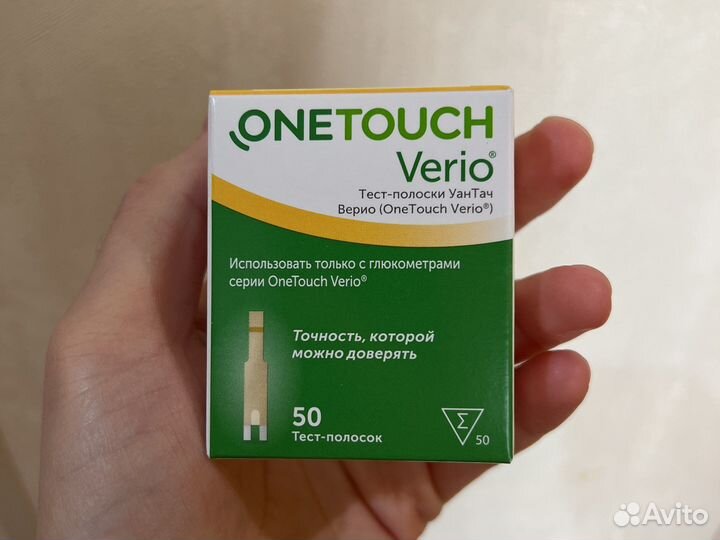 Тест полоски one touch верио