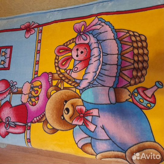 Одеяло шерстяной, детское, подушка, плед