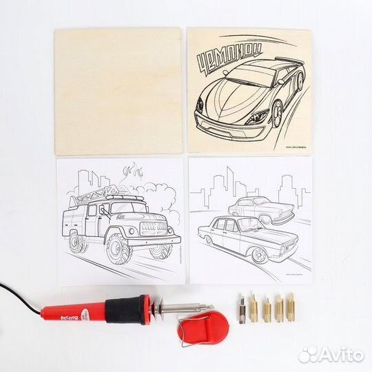 Набор для выжигания и росписи по дереву 