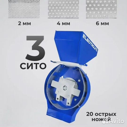 Зернодробилка (крупорушка) изб-2