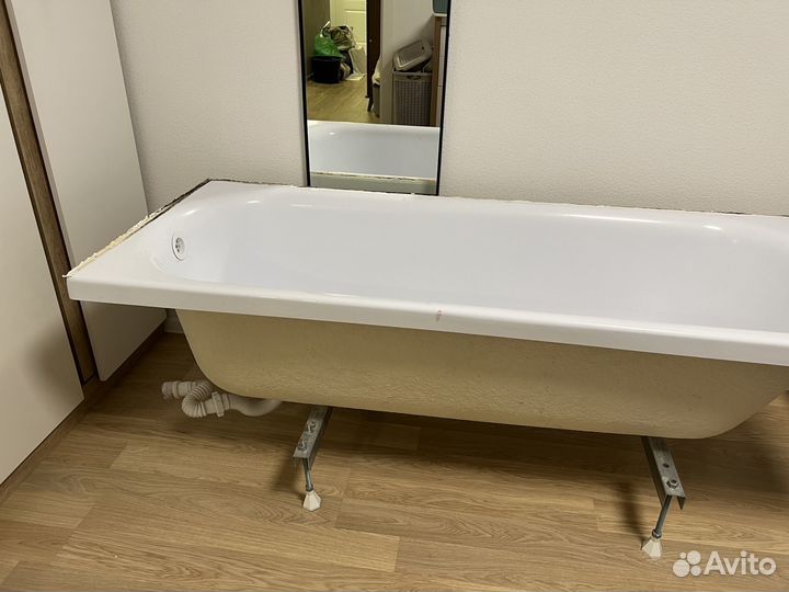 Ванна акриловая от застройщика пик (167 x 70)