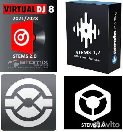 Virtual DJ Serato Rekordbox Traktor win/mac