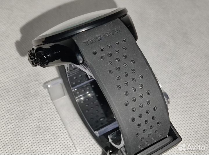 Мужские часы TAG Heuer каучуковый ремешок
