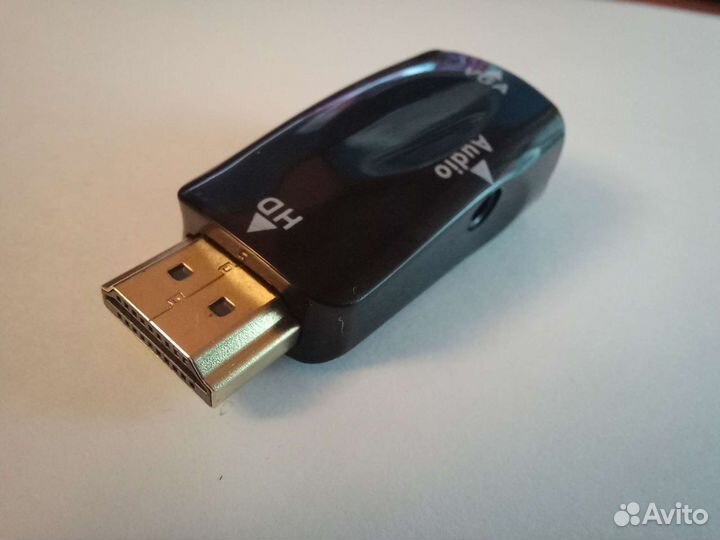Переходник hdmi VGA адаптер (со звуком)