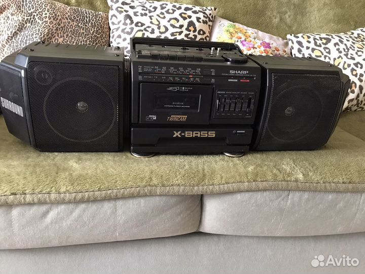 Магнитола Sharp WF-T379Z(BK) 2-х кассетная