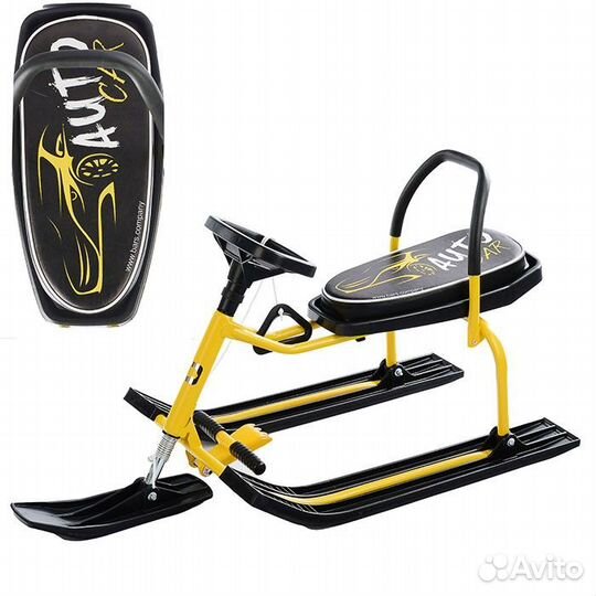 Детский снегокат высокий