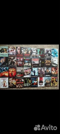 DVD диски с фильмами, цена за коробку - 33шт