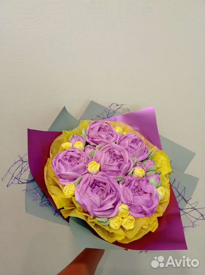 Съедобный зефирный букет на день рождения